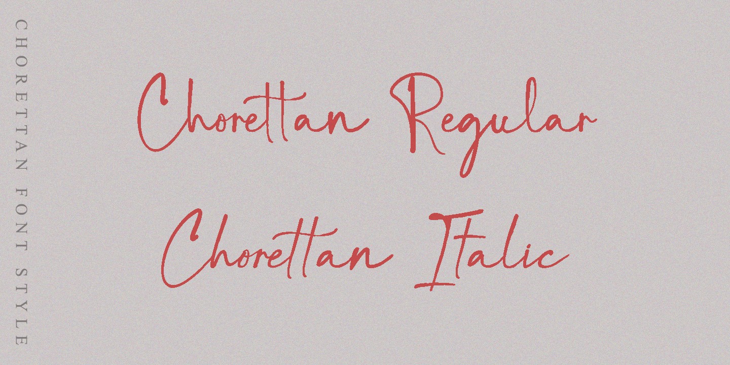 Beispiel einer Chorettan-Schriftart #7